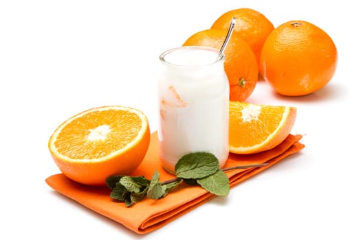 yogurt with orange