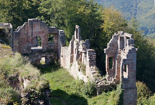 Neuscharfeneck Castle Ruins in the Palatinate