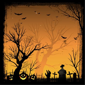 Halloween background illustration