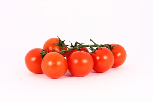 Cherry tomato isolated on white