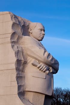 Washington, DC - February 13: Monument to Dr Martin Luther King on February 13, 2012. Government agreed  on Feb 12 to change the Drum Major words on the statue