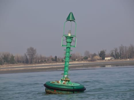 lighthouse on the sea near the Venice