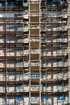 Full frame of a construction site