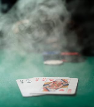 Situation at a poker table
