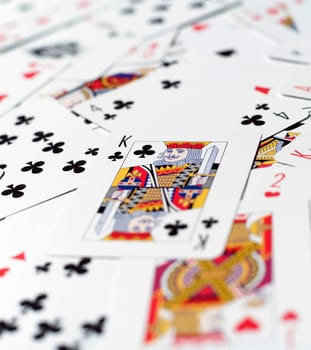 Full Frame of Playing Cards