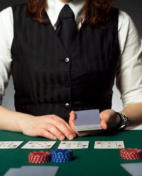 Situation at a poker table