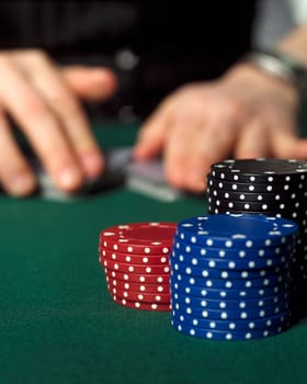 Situation at a poker table