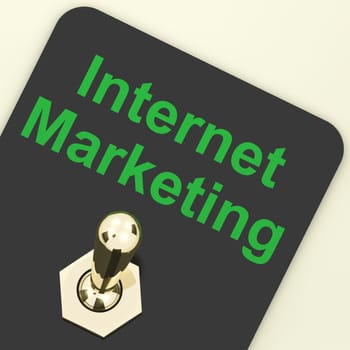 Internet Marketing Showing Online SEO Strategies And Development