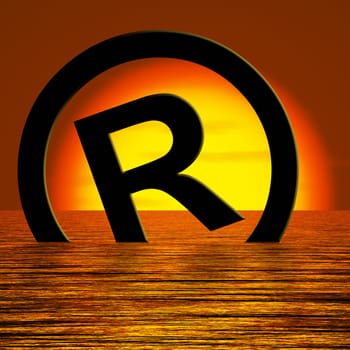 Registered Symbol Sinking Meaning Piracy Or Infringements