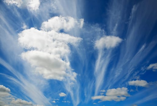 Summer blue sky