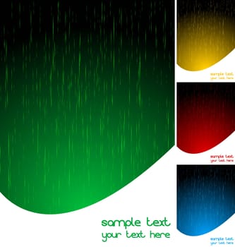 Set of abstract vertical backgrounds - eps 10