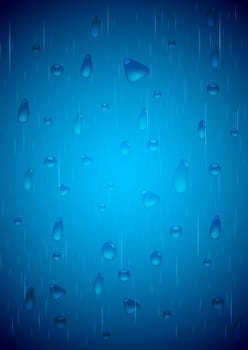 Water drops. Vector illustration - eps 10