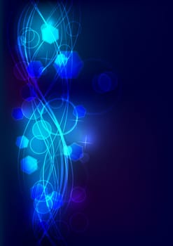 Abstract background with bright illumination - eps 10