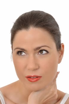 Portrait of a Thoughtful Woman