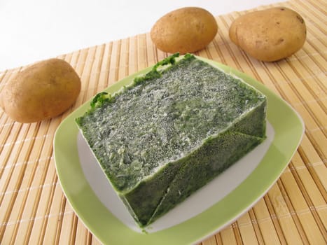 Frozen spinach