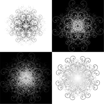 Gothic scroll background