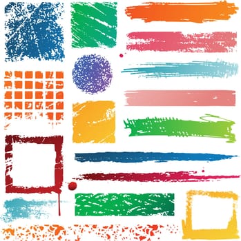 Vector grunge frame