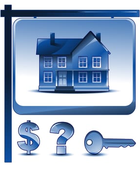 Real estate house banner