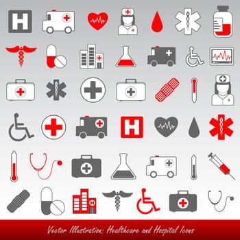 Healthcare and medical icons