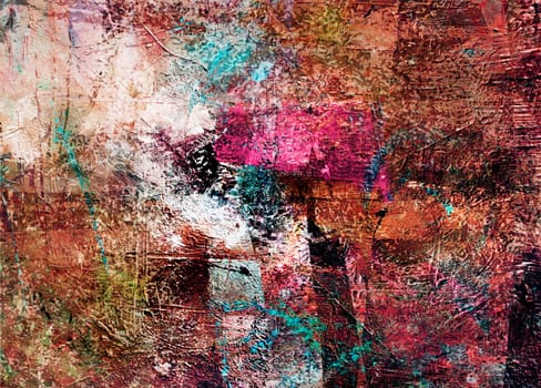 Abstract Painting Textures - Mixed Media