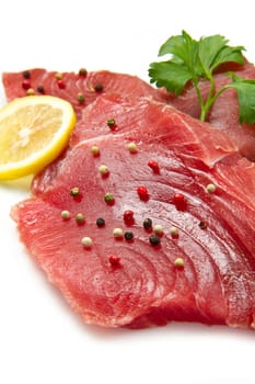 filet of fresh tuna