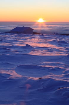 At sunrise on the Brocken