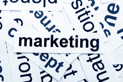Marketing word cloud