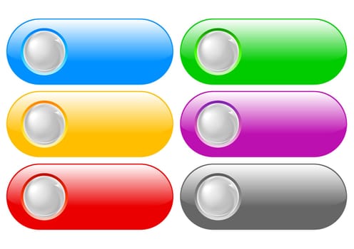 Vector illustration of internet buttons