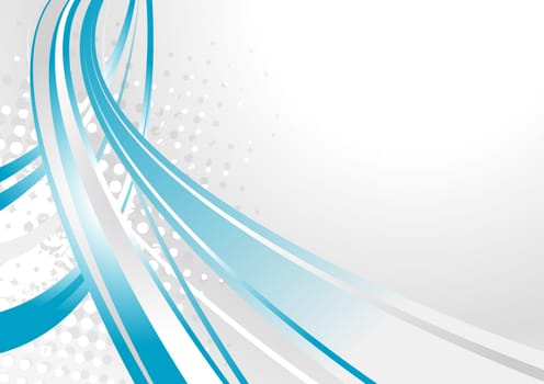 Beautiful wavy background. Vector illustration