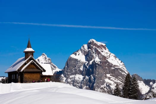 The Chapel of Stoos in front of the Myths