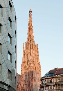 St. Stephen's Cathedral Vienna,historic building and landmark of the capital