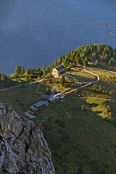 Mountain tour to Schachenhaus and Meilerhuette,Partenkirchen,Bavaria,Germany