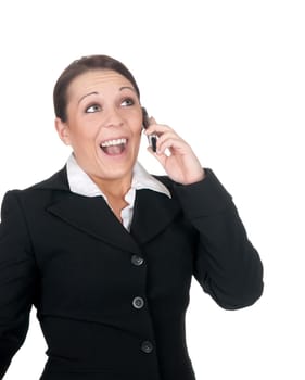 Businesswoman talking on the phone