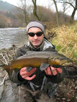 Trout fishing