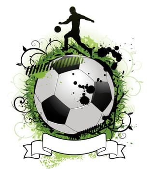 soccer background illustration