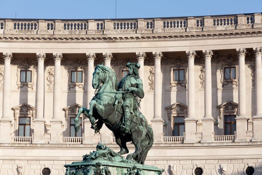 Hofburg Vienna,historic building and landmark of the capital
