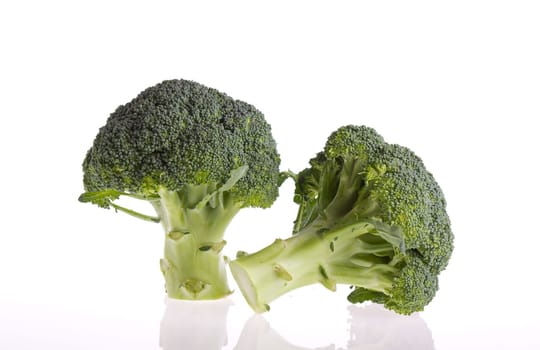Broccoli on White Background