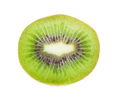 Kiwi fruit on a white background