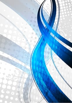 Beautiful wavy background. Vector illustration eps 10