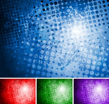 Abstract backgrounds in grunge style - eps 10