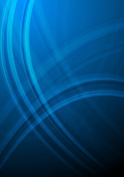 Dark abstract background with waves - eps 10
