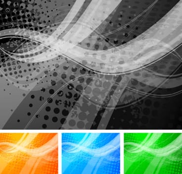 Beautiful vector backgrounds - eps 10