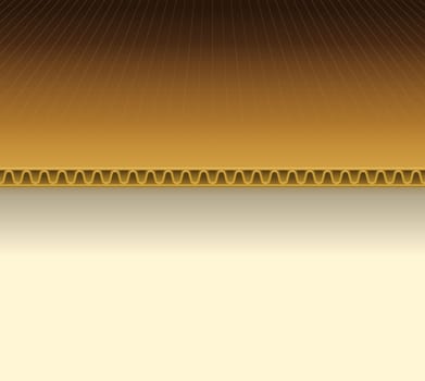 Packaging cardopard carton vector illustration background with extended width under clipping mask