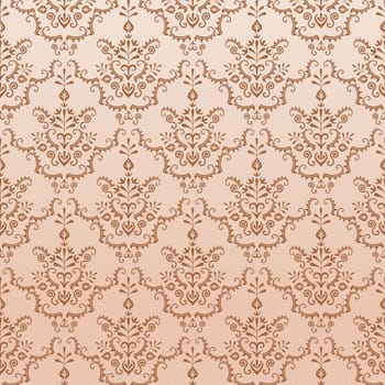 Damask seamless vector pattern set for easy seamless pattern making