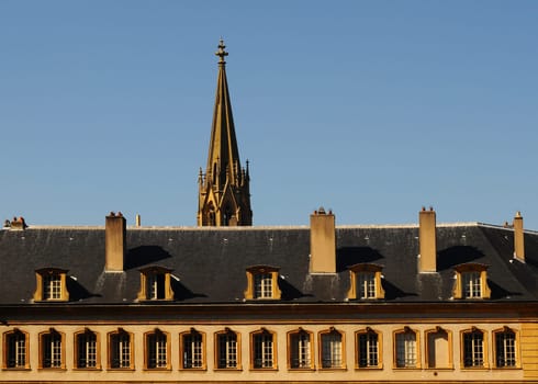 House façade in Metz