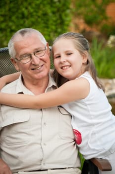 Love - grandparent with grandchild portrait