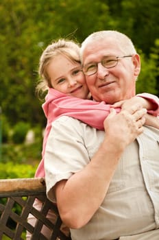 Love - grandparent with grandchild portrait