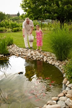 Feeding fish