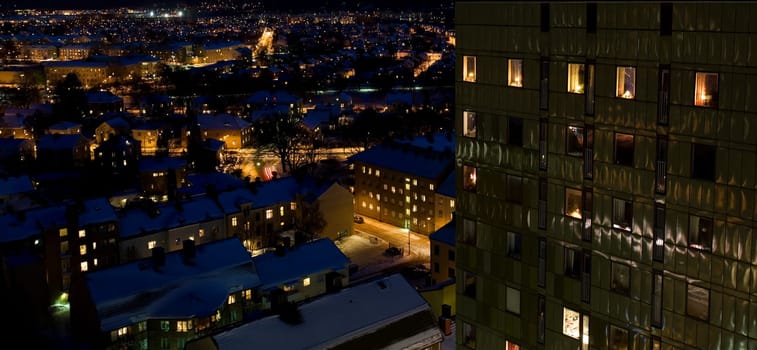 Cityscape from High Angle view