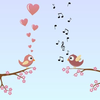 Birds in Love